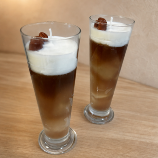 Κερί Cappuccino Freddo σε Γυάλινο Ποτήρι